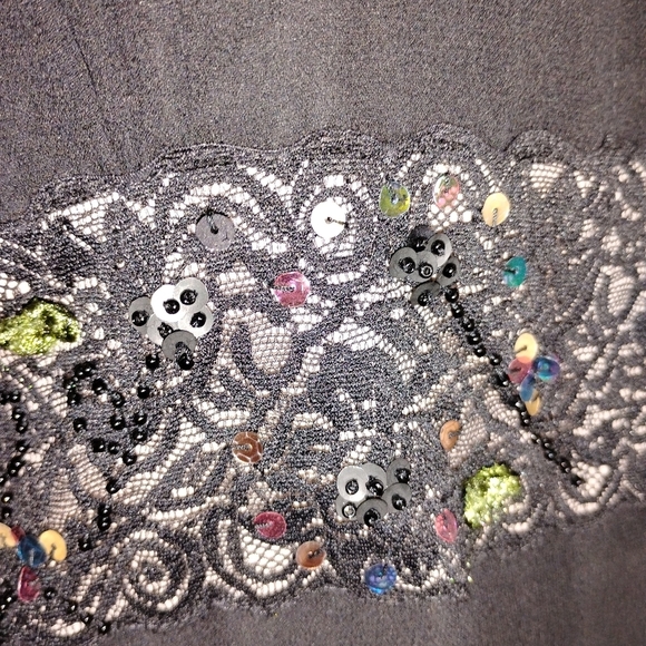 EDWARD SILK CHIFFON BLOUSE WITH EMBELLISHED WAIST BAND - Picture 5 of 11